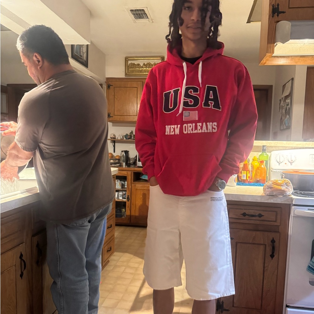 Off White white Denim shorts 31